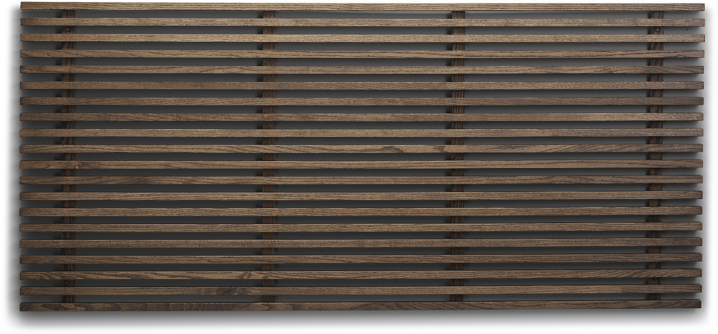 Sengegavl Zece i Massiv Ask - Elegant Brunolieret Design