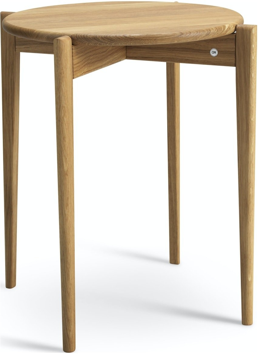 Elegant Småbord Tilia i Lakeret Egetræ – Stilfuldt Design