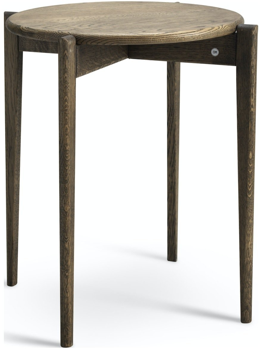 Elegant Småbord i Røget Egetræ - Tidløst Design til Hjemmet