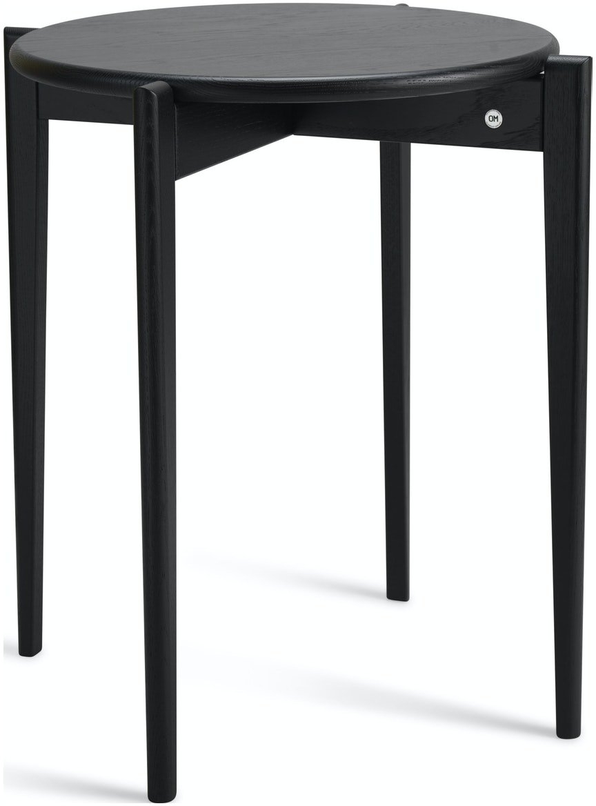Elegant Tilia Småbord i Sortbejdset Egetræ - H55 cm