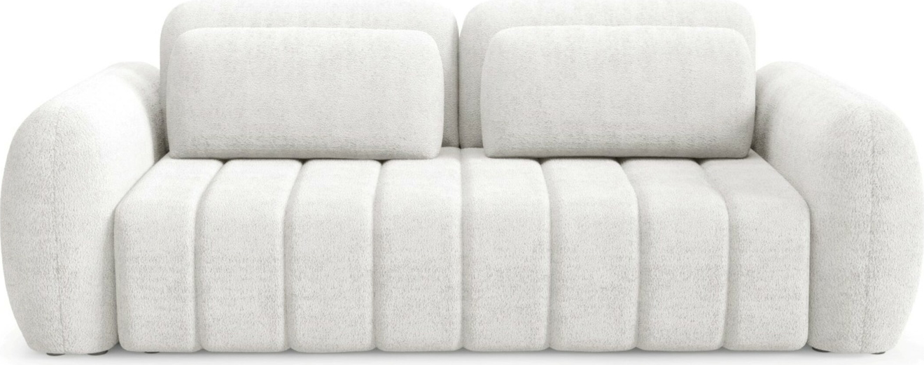 Sovesofa -personers Maison Vellé Norvella Quelle 01 Bouclé Stof Liggeflade 200x160 100 Polyester Fuldpolstret