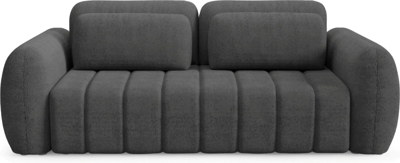 Sovesofa Maison Vellé Norvella  -personers  Quelle Bouclé Stof Quelle 92  Soveflade 200x160      Automatisk åbningssystem  Opbevaring