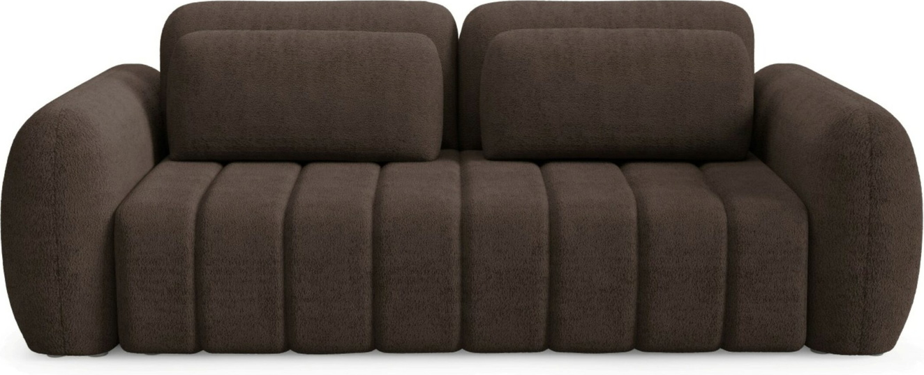 Sovesofa Maison Vellé Norvella  -personers Bouclé Stof Quelle 25 Soveflade 200x160   Opbevaring  -automat