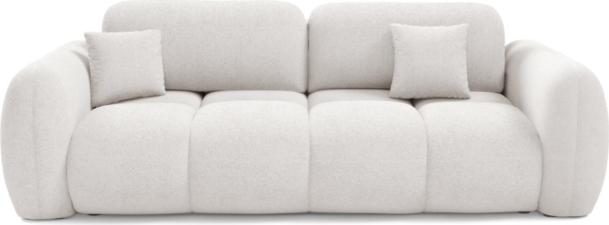 Sovesofa -personers Maison Vellé Lunelle Stof Quelle 01 Soveplads 200x160 Opbevaring Automatisk åbning
