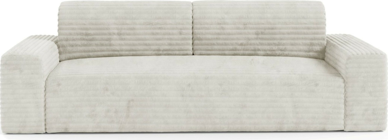 Sovesofa Maison Vellé Calira  -personers  Tilia Ribbet Stof Tilia    Soveflade 200x155    Opbevaring  Moderne