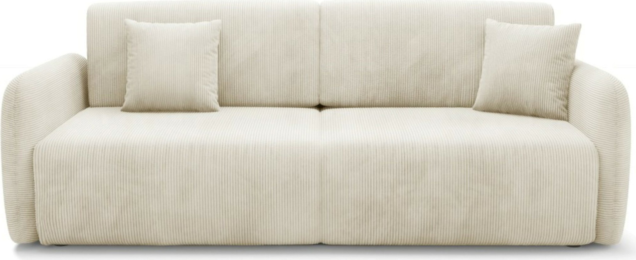 Sovesofa Maison Vellé Sorella  -personers Poso 38 Stof 200x155   Soveflade Med Opbevaring   Automatisk åbnemekanisme