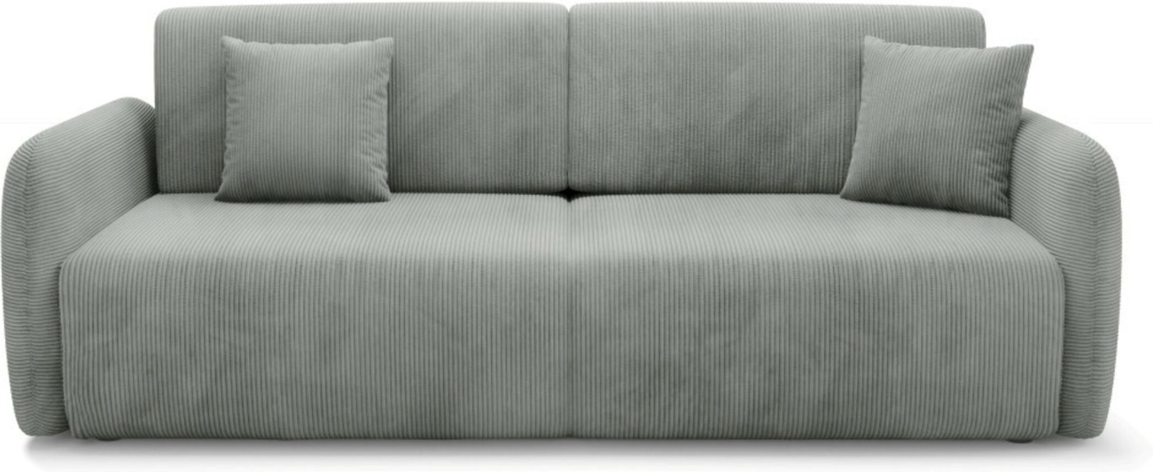 Sovesofa Maison Vellé Sorella  -personers  Poso 55 Corduroy Stof  200x155   Seng  Sengeopbevaring   -åbning