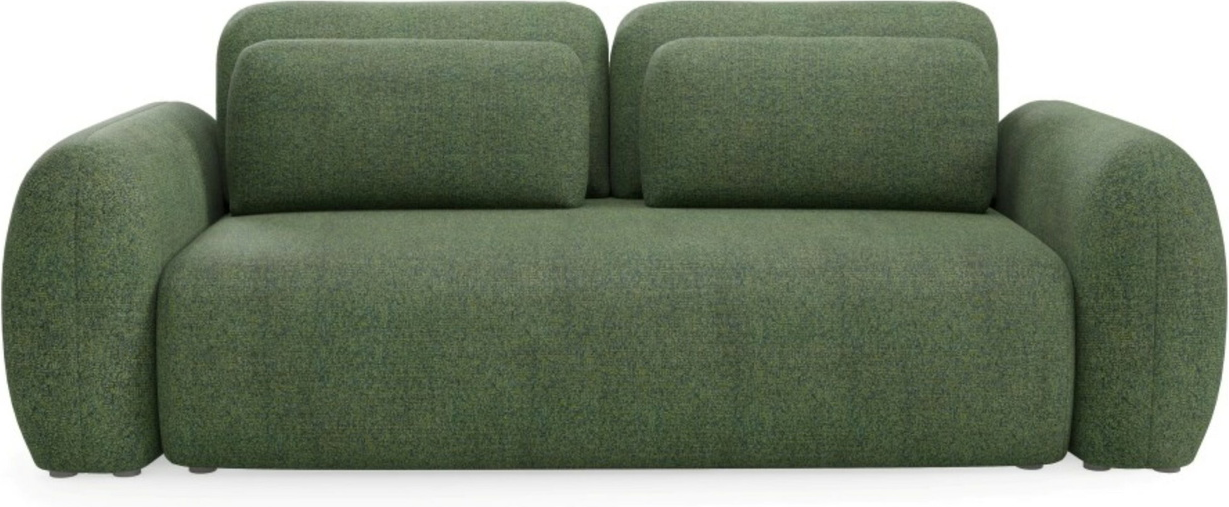 -personers Sovesofa Maison Vellé Avelon  Puente 34 Grønt Stof  Liggeflade 200x160    Opbevaring  Vendbar