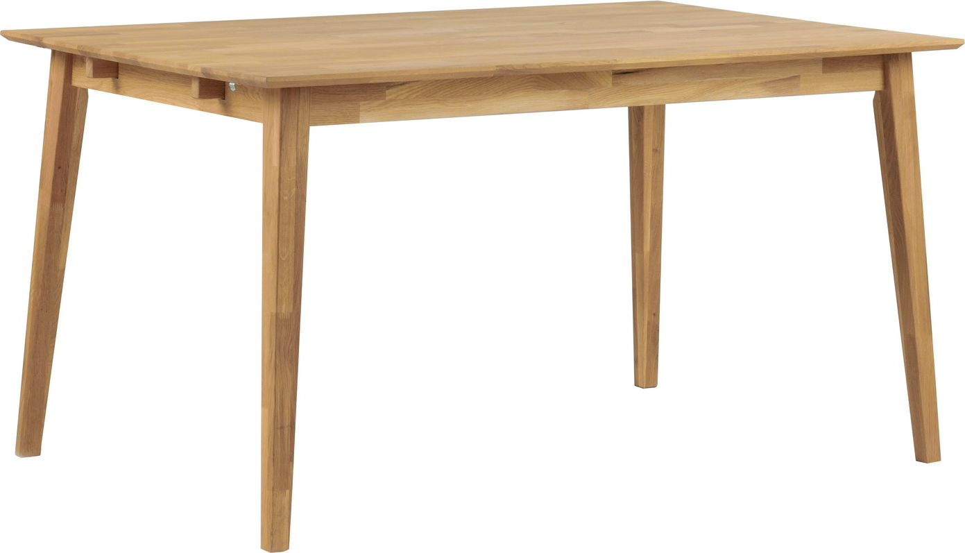 Rowico Filippa Spisebord 140x90 Massivt Olieret Egetræ Fsc 100 Med Udvidelse Til 240