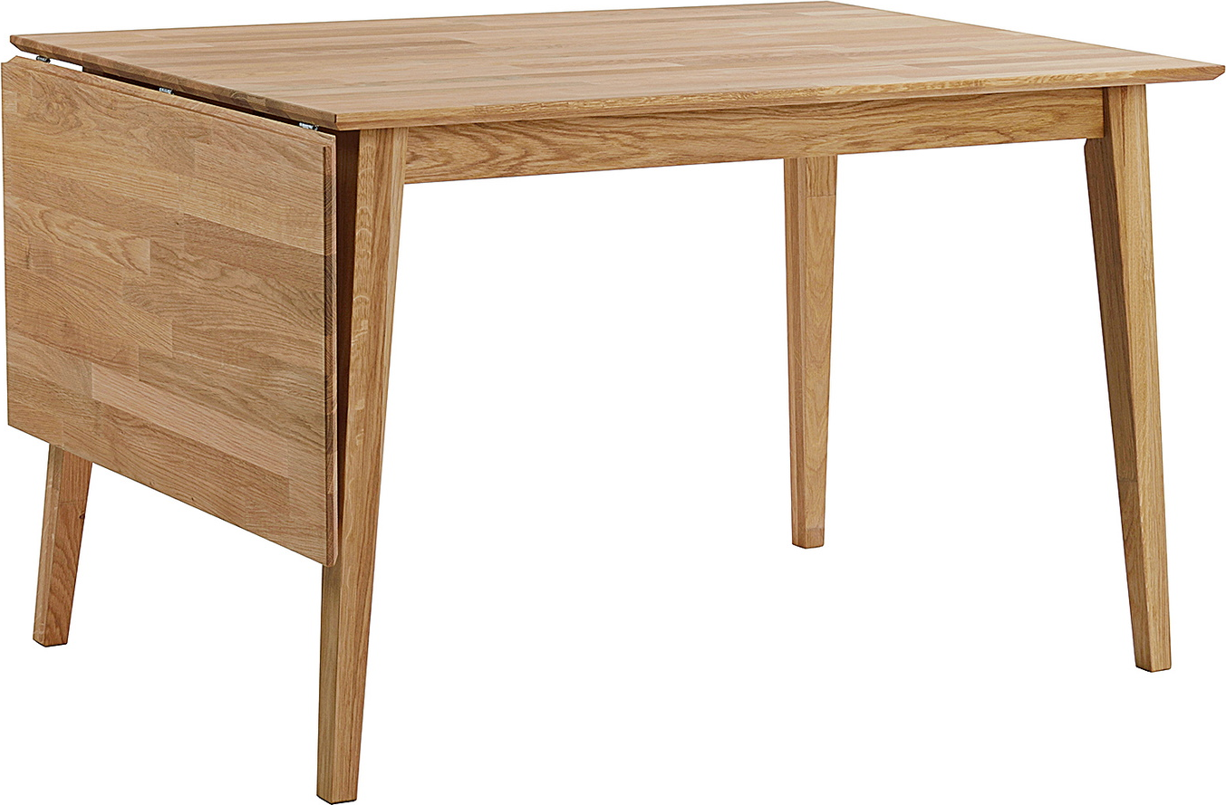 Spisebord Rowico Filippa Olieret Massivt Egetræ 120ã 80 Med Klapplade 165 Fsc-certificeret Nordisk Design