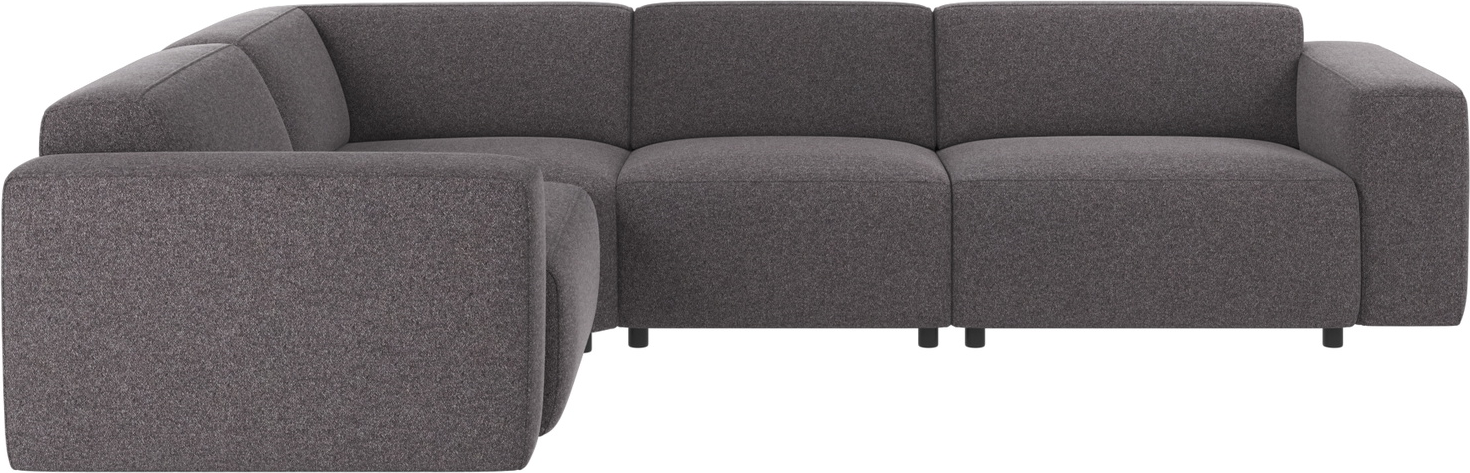 Hjørnesofa Rowico Willard Mørkegråt Brenda 18-stof Modulsofa Med Skandinavisk Minimalistisk Design