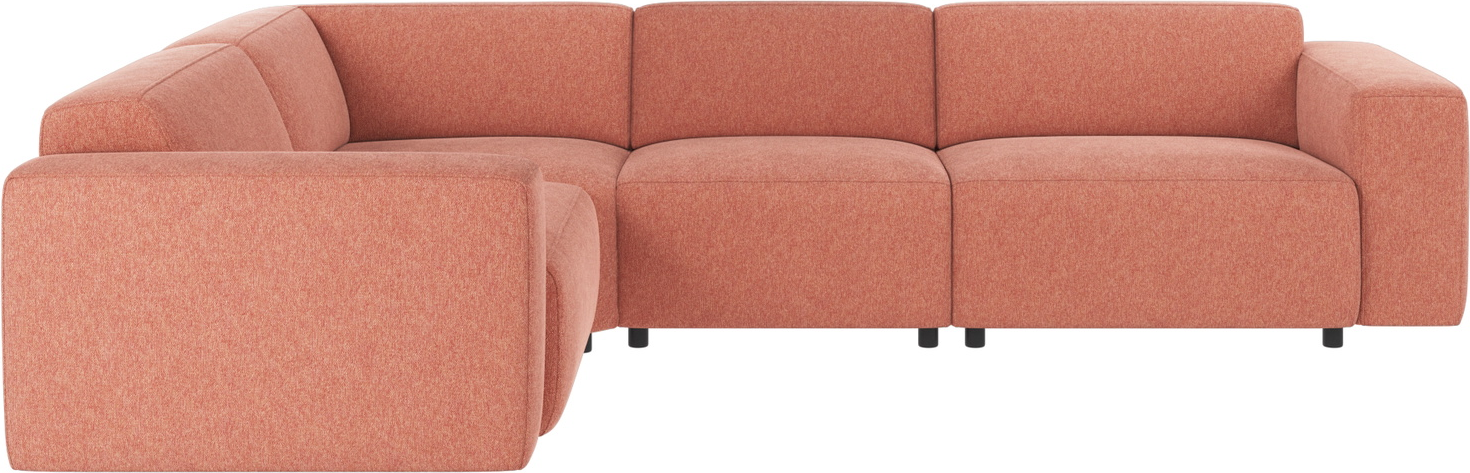 Hjørnesofa Rowico Willard Modulsofa Stofsofa Rød Brenda 52 Polyester 297ã 219