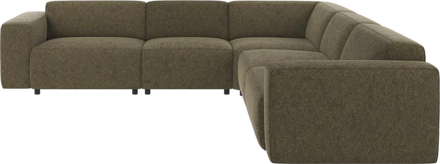 Hjørnesofa Rowico Willard Modulopbygget Med Zigzag-fjedre Dybgrøn Brenda 77 100 Polyester Nordisk Design H70xb297xd297