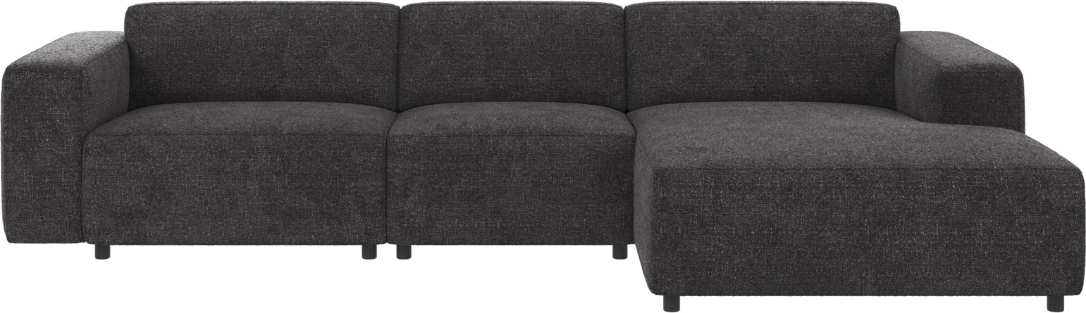Højrevendt Chaiselongsofa Willard i Mørkegrå - Komfortabel Elegance