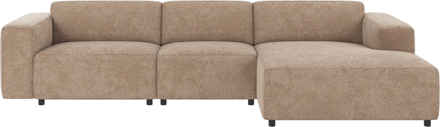 Chaiselongsofa Rowico Willard Robin Gråbeige - Højrevendt