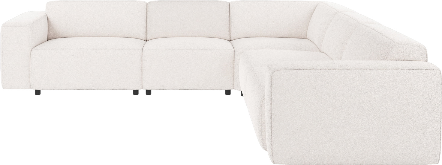 Hjørnesofa -sofa Rowico Willard Modulopbygget Hvidt Alice-stof Nordisk Design