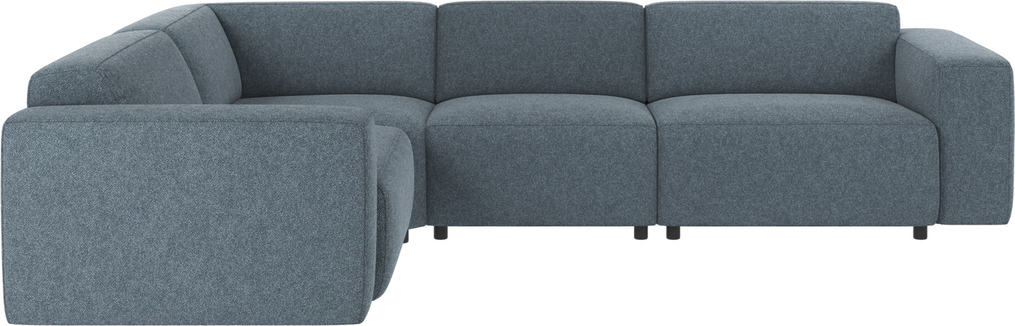 Rowico Willard Modulopbygget Hjørnesofa Mellemblå Bobby 15 Polyester Skandinavisk Design 70ã 297ã 219