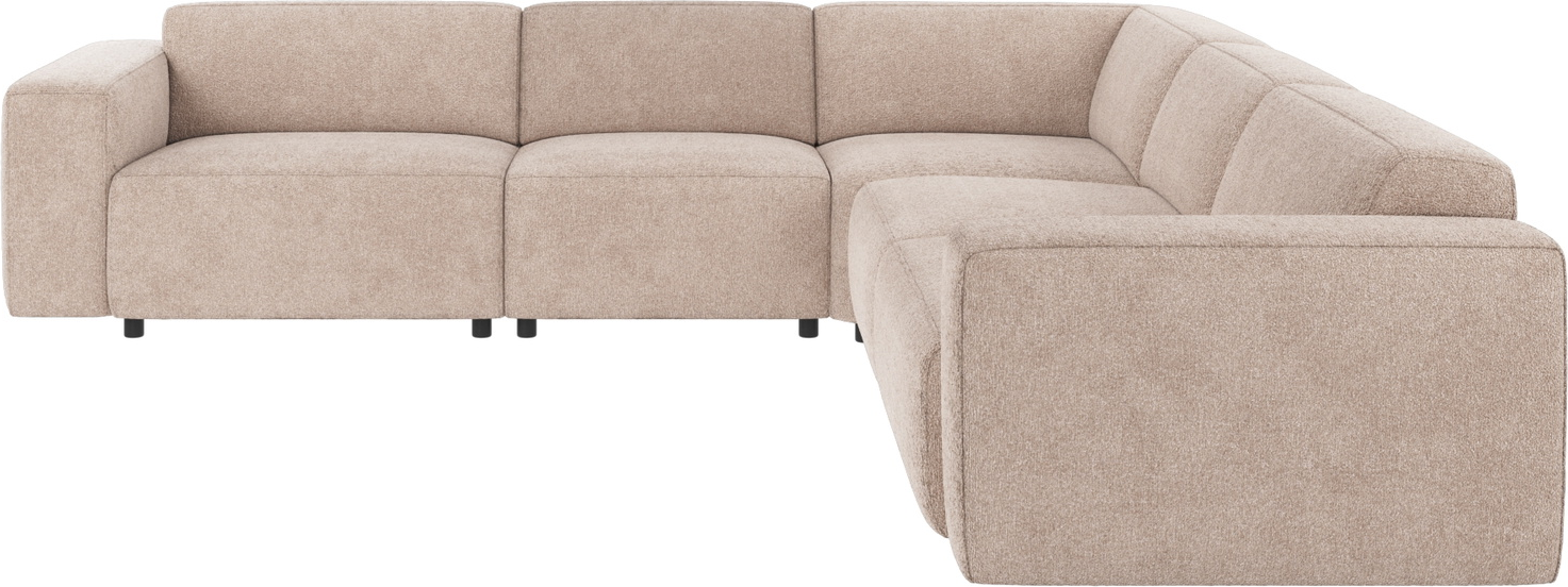 Hjørnesofa Rowico Willard Greg Stof Lysebeige Modulopbygget 297x297