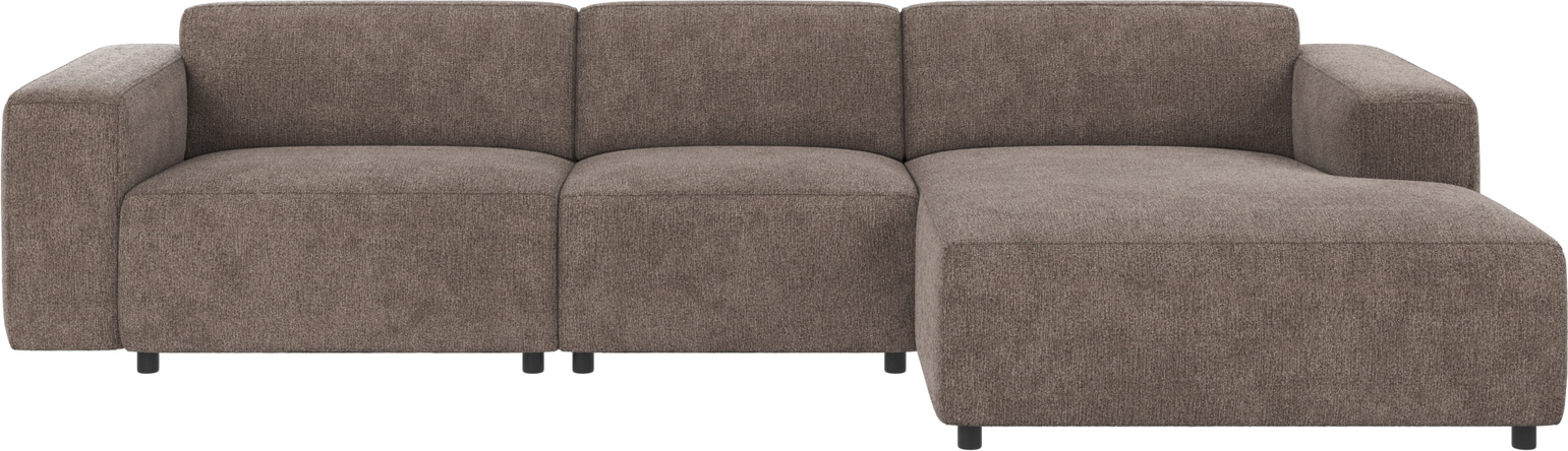 Højrevendt Chaiselongsofa i Mørk Beige - Rowico Willard