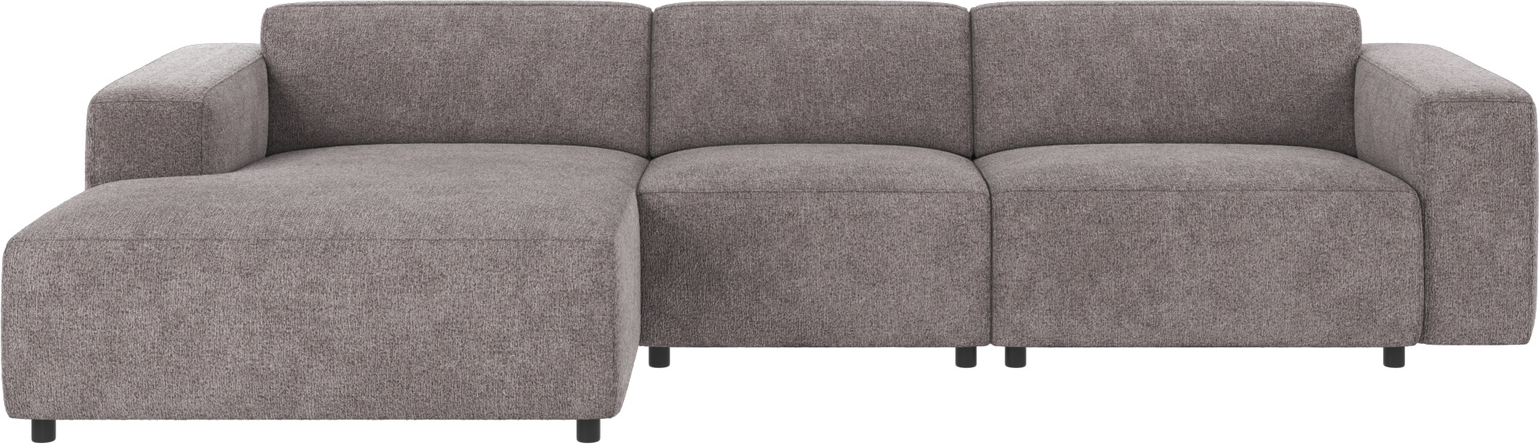 Stilfuld Venstrevendt Chaiselongsofa i Grå – Komfortabel Elegance