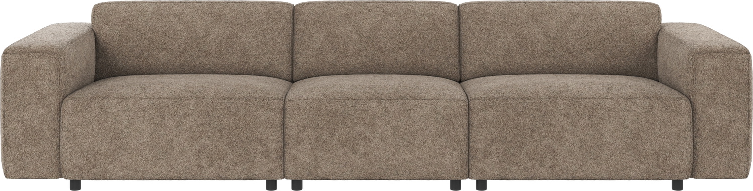 4-personers Rowico Willard Modulsofa i Mørk Beige Stof