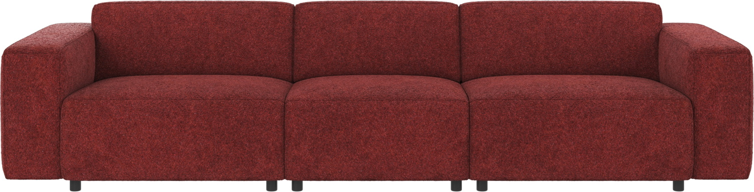 -personers Modulsofa Rowico Willard Rød Anna Polyester Fsc-certificeret Ramme