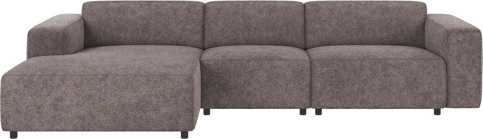 Chaiselongsofa Rowico Willard Venstrevendt 312ã 161 Mørkegråt Anna-stof Skandinavisk Design Med -koldskum