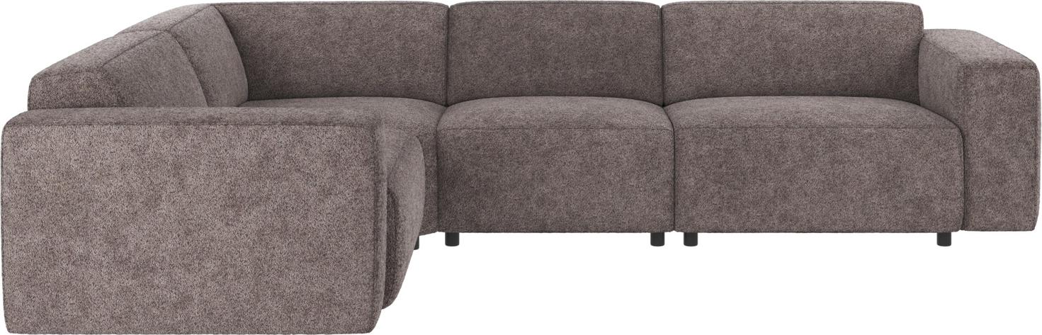 Hjørnesofa -sofa Rowico Willard Anna Mørkegrå Modulopbygget Stof 297x219