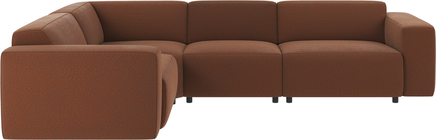 Hjørnesofa Rowico Willard Rita 96 Rød Stof 297ã 219 Modulopbygget Skandinavisk Design