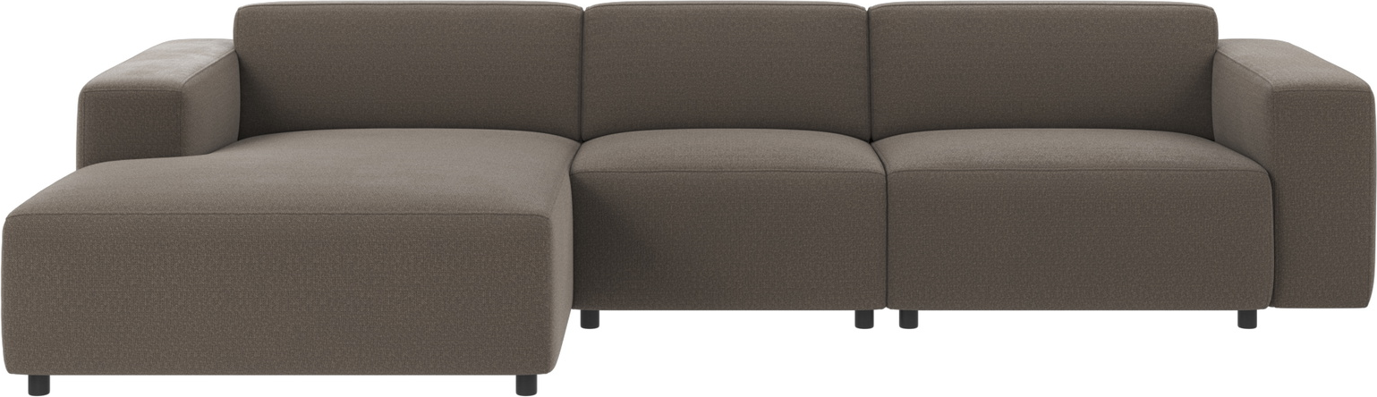 Chaiselongsofa Rowico Willard Modulopbygget Mellemgrå Rita Polyester Fscâ -mix 70ã 312ã 161
