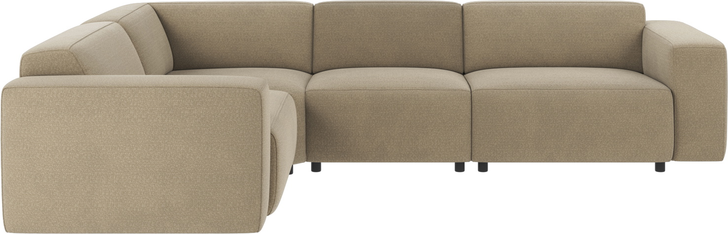 Rowico Willard Hjørnesofa Rita Polyester Mørk Beige Modulsofa 297ã 219