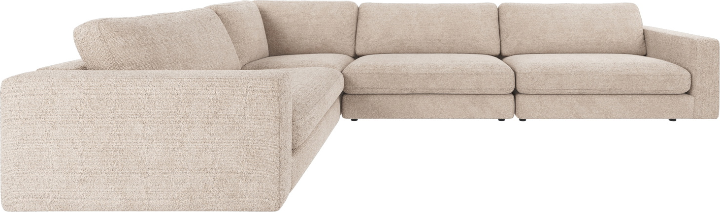 Rowico Hjørnesofa Duncan Modulsofa Lysegrå Robin 01 Stof Fsc 345x233x78