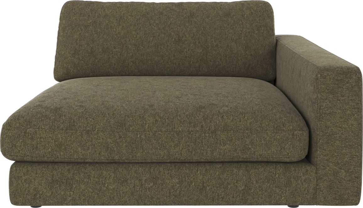 Højre Lang Armlæn Til Modulsofa Rowico Duncan Brenda 77 Dybgrøn 78x129x150