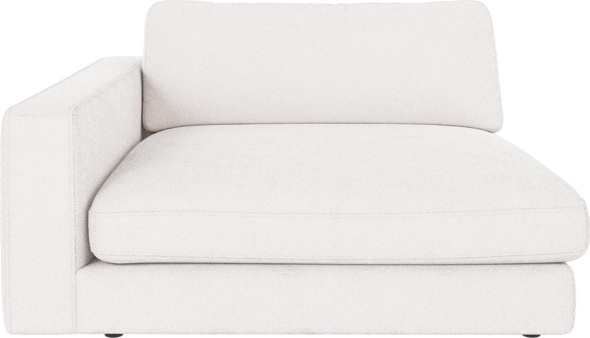 Venstre Armlæn Modulsofa Rowico Duncan Lang Hvid Bobby Polyester H78xb129xd150