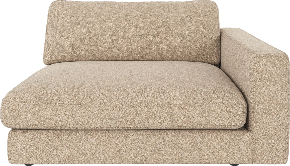 Modulsofa Armlæn Højre Lang Rowico Duncan Bobby Beige Polyester