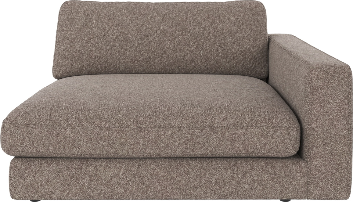 Byg-selv Modulsofa Med Højre Armlæn Rowico Duncan Mørk Beige Polyester Bobby