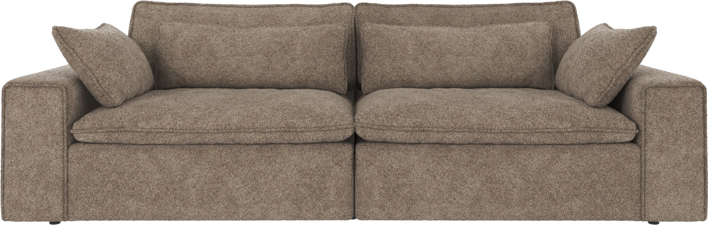 -personers Lounge-sofa Rowico Rawlins Maxi Mørk Beige Anna Polyesterstof Fscâ -certificeret