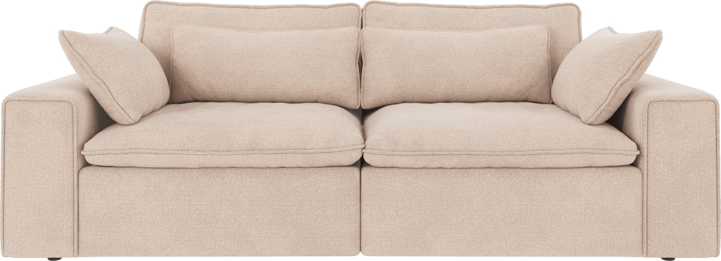 -personers Sofa Rowico Rawlins Rita Lysebeige Stof H85ã B226ã D116 Fsc-mix Ramme