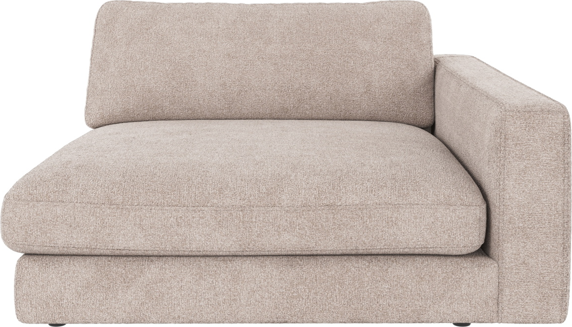 Modulsofa Lang Højre Armlæn Rowico Duncan Serie Greg 17 Lysegrå 100 Polyester Fsc-certificeret