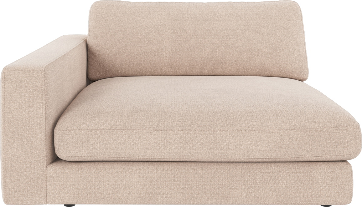 Venstre Armlæn Modul Til Byg-selv Sofa Rowico Duncan Rita Lysebeige 100 Polyester H78ã B129ã D150