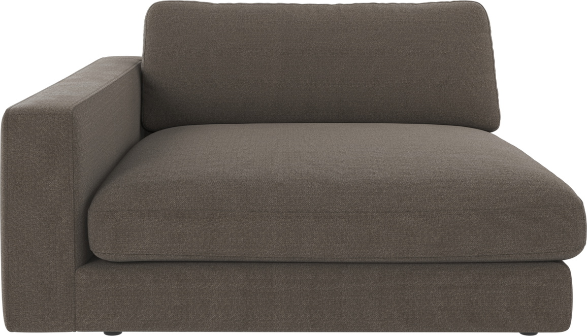 Modulsofa Venstre Armlæn Rowico Duncan Mellemgrå Polyester H78ã B129ã D150