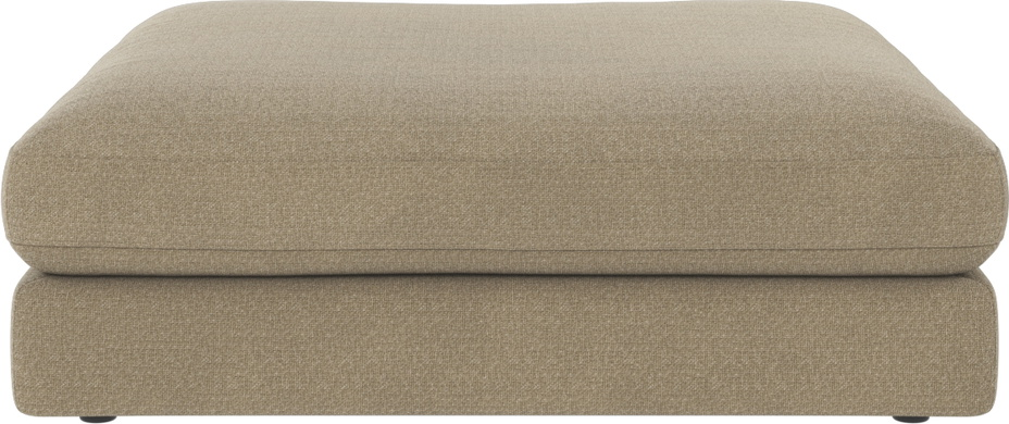 Puf Fodskammel Rowico Duncan Rita Mørk Beige 41x112x103