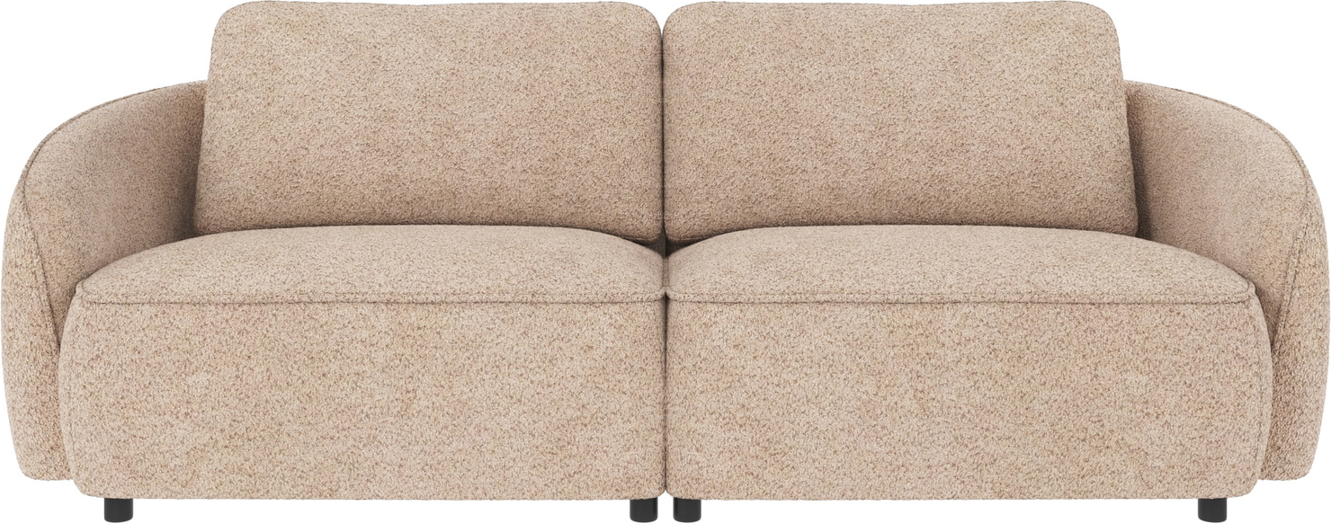 -personers Sofa Rowico Norris Tremandssofa Lysebeige Chenille Anna-stof Fsc-mix Stel 226x102x80