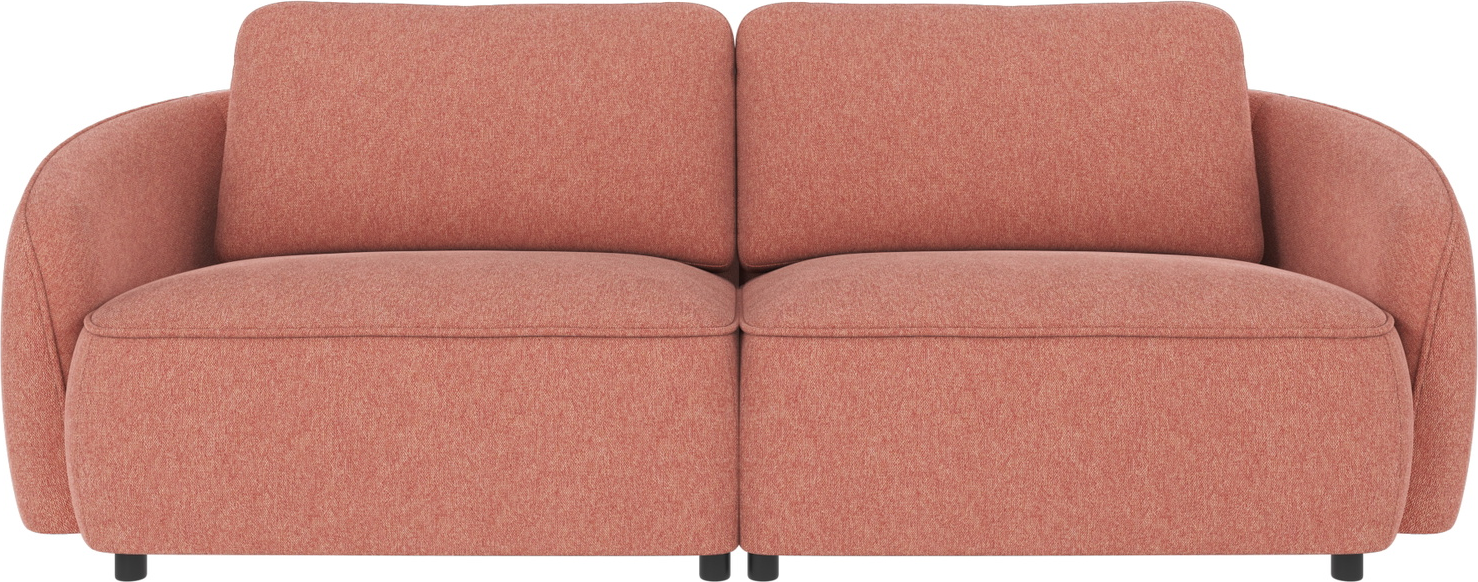 -personers Sofa Rowico Norris Brenda Polyesterstof Rød 226 Bred