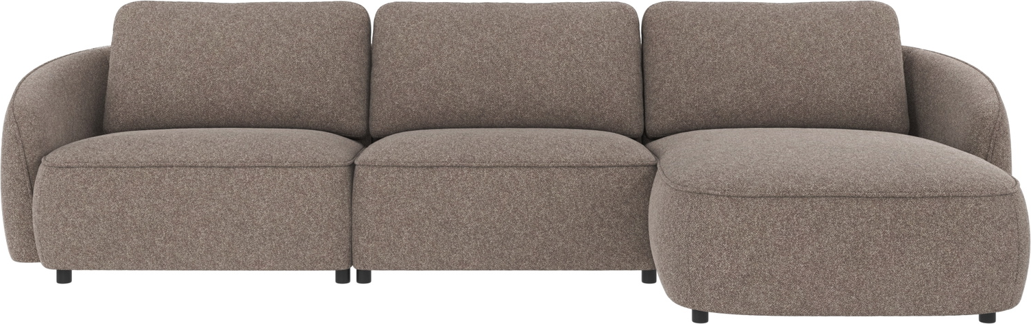 Rowico Norris Chaiselongsofa Højrevendt Bobby Mørk Beige Polyester 319ã 162ã 80 Skandinavisk Design