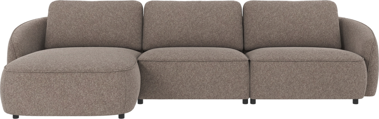 Chaiselongsofa Venstrevendt Rowico Norris Mørk Beige Bobby Stof B319xd162