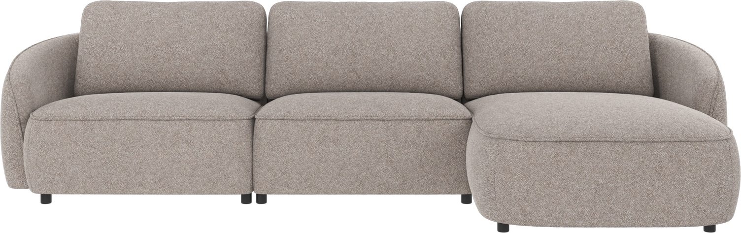 Chaiselongsofa Loungesofa Rowico Norris Bobby Grå 319x162 Polyester