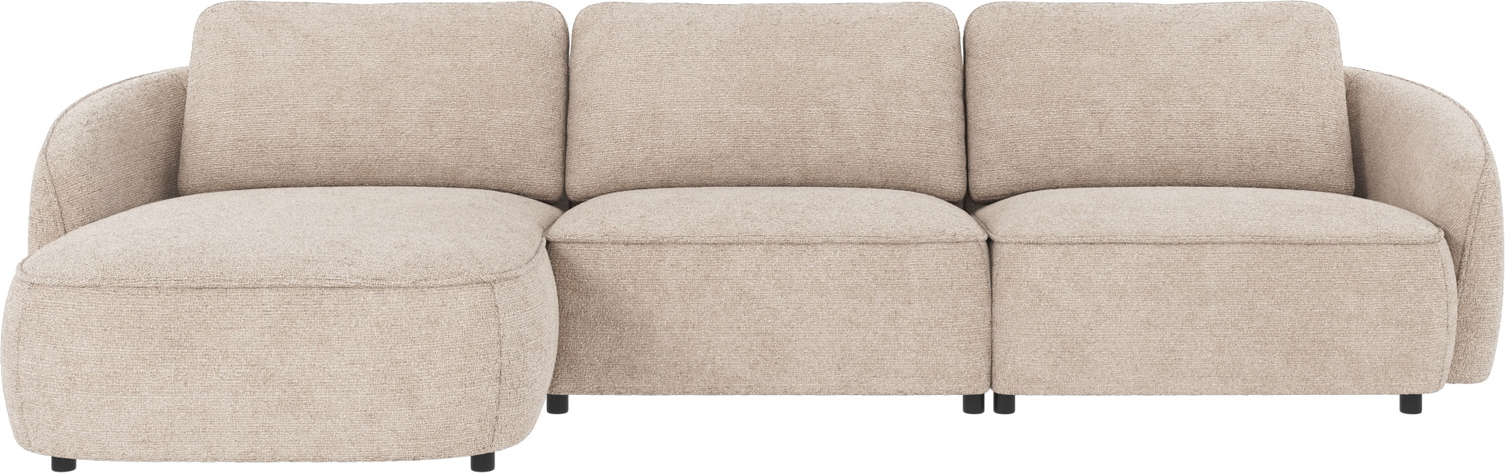 Chaiselongsofa Venstrevendt Rowico Norris Robin Lysegrå Stof 319x162x80