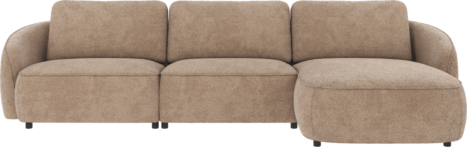 Chaiselongsofa Rowico Norris Robin Gråbeige Stof Højrevendt