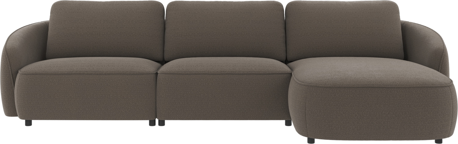 Chaiselongsofa Rowico Norris - Højrevendt Mellemgrå Chenille